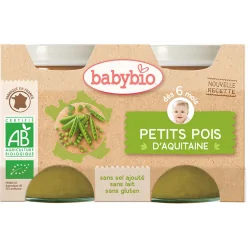 Babybio Petits Pois d’Aquitaine 2X130G
