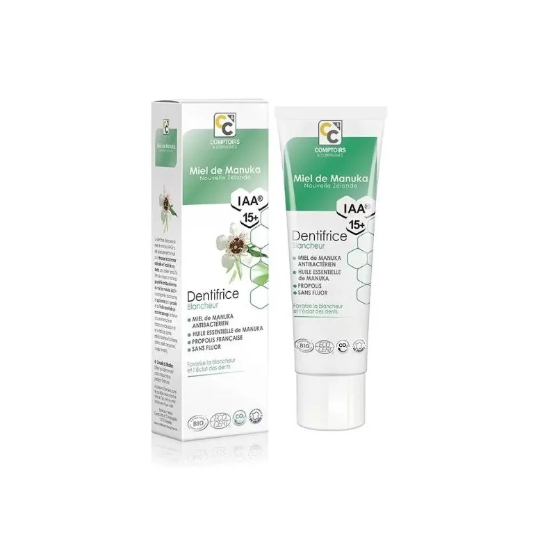 COMPTOIRS & COMPAGNIES DENTIFRICE MANUKA BLANCHEUR 75ML