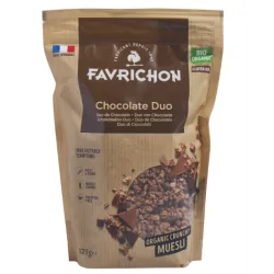 FAVRICHON MUESLI CROUSTILLANT DUO DE CHOCOLAT SG 375G
