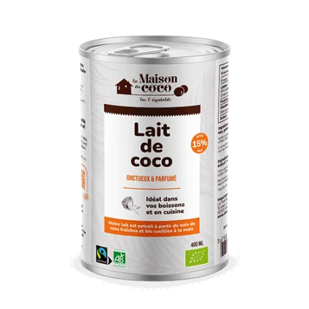 La Maison du Coco Lait de Coco 15% 400Ml