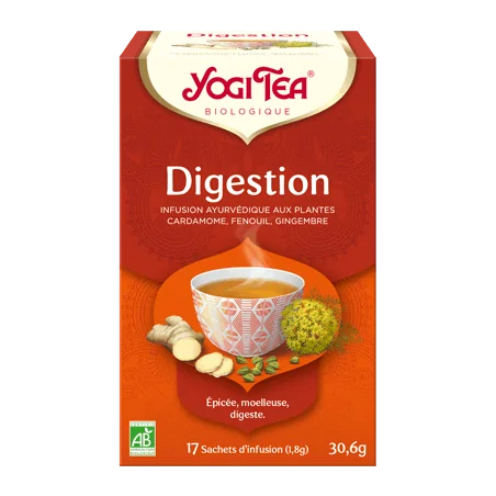 YOGI TEA Digestion 17x2g (cardamome, fenouil, coriandre, gingembre)