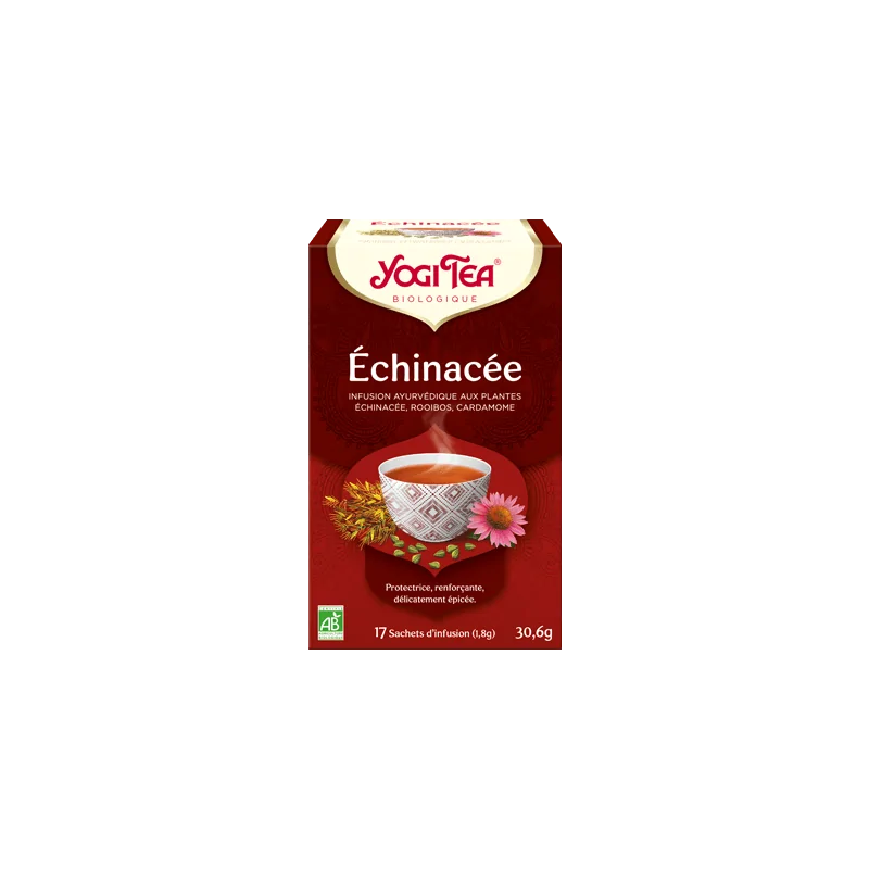 YOGI TEA Echinacea 17x2g (Cannelle, échinacéa, fenouil, vanille)