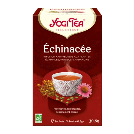 YOGI TEA Echinacea 17x2g (Cannelle, échinacéa, fenouil, vanille)