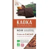 kaoka TABLETTE DE CHOCOLAT NOIR 61% AVEC DES ECLAT DE FEVES DE CACAO CARAMELISES 100 G