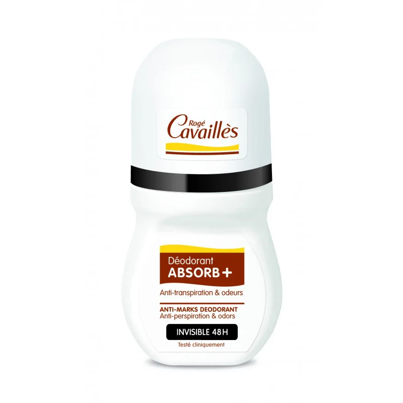 ROGÉ CAVAILLÈS DEO ABSORB+ SOIN INVISIBLE ROLL ON 50ML