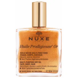 NUXE HUILE PRODIGIEUSE OR 100ml Soin Multi-Fonctions - Visage, Corps, Cheveux