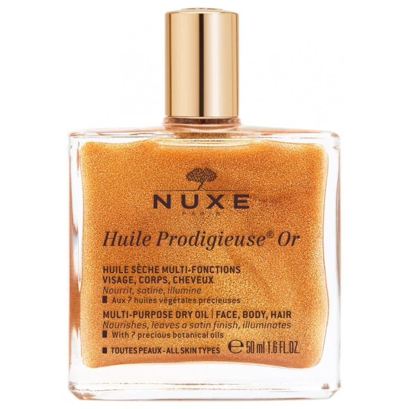 NUXE HUILE PRODIGIEUSE OR 50ml Soin Multi-Fonctions - Visage, Corps, Cheveux