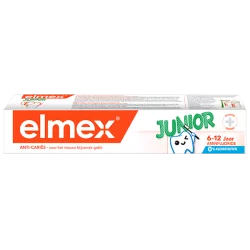 Elmex Dentifrice Junior 6-12 ans 75ml