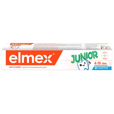 Elmex Dentifrice Junior 6-12 ans 75ml