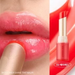 NATURE REPUBLIC BY FLOWER SHINE TINT BALM 02 CHERRY RED