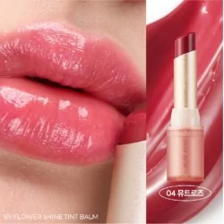 NATURE REPUBLIC BY FLOWER SHINE TINT BALM 04 MUTE ROSE