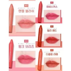NATURE REPUBLIC BY FLOWER ECO CRAYON LIP VELVET 04 CHILLI RED