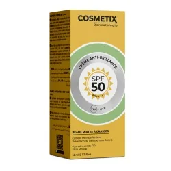 COSMETIX DERMATOLOGIE SOIN 2X1 ANTI-BRILLANCE SPF50 50ml